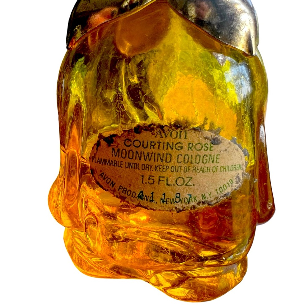 Avon Courting Rose Bottle Moonwind 1974 - Picture 10 of 10